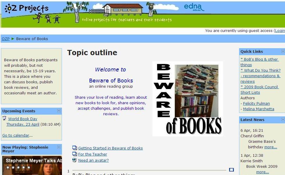 Beware of books homepage