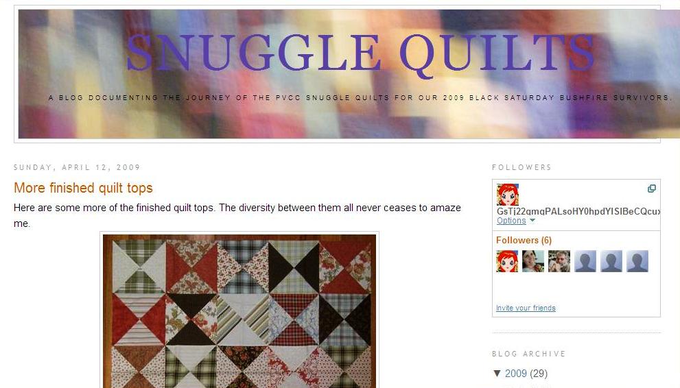 Snuggle quilts homepage