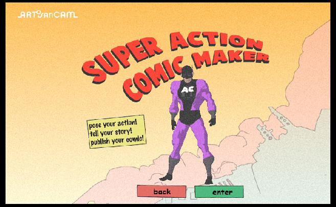 Super action comic maker