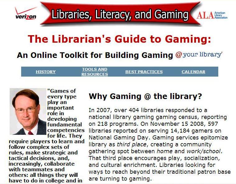 American Library Association Gaming Toolkit
