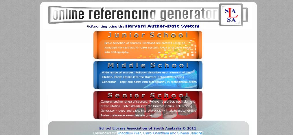 Online Referencing Generator