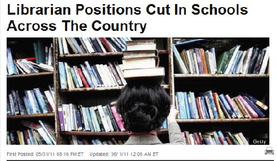 Librarian positions cut...
